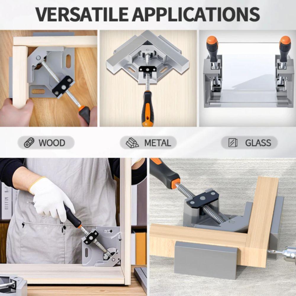 Adjustable Swing Jaw Right Angle Clamps Right Angle Design Woodworking Clamps  Wood Fixing