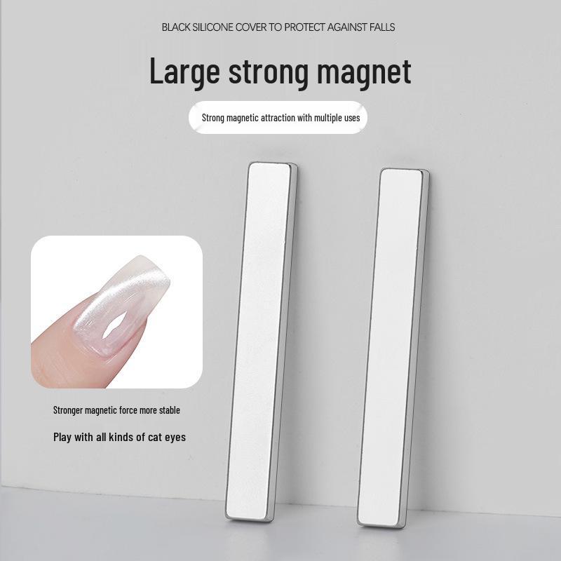 

Nail Art Wide Cat Eye Gel Polish with Strong Multifunctional Rectangle Magnet
