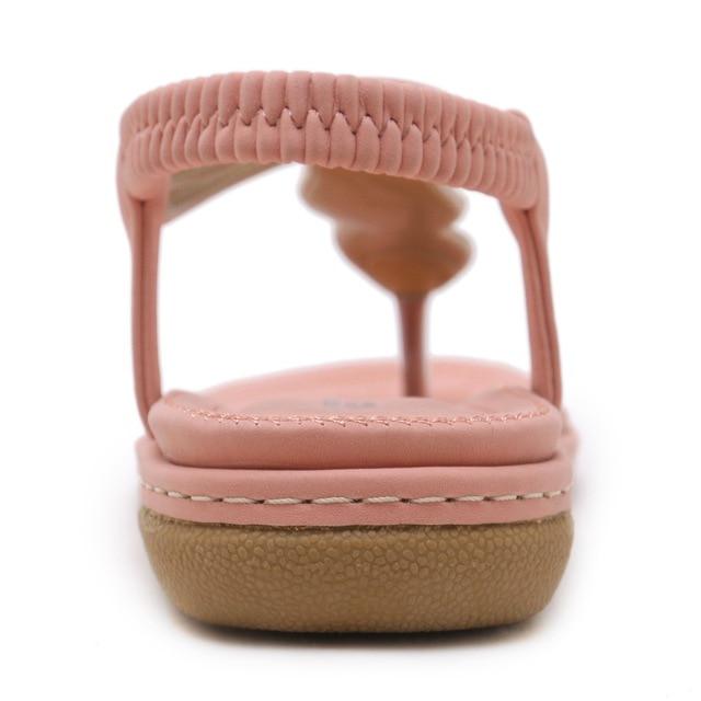Buy SIKETU Summer Women Bohemia Flat Shoes Sandals Woman Flip Flop Crystal  Casual Beach Female 35-45 at affordable prices — free shipping, real  reviews with photos — Joom