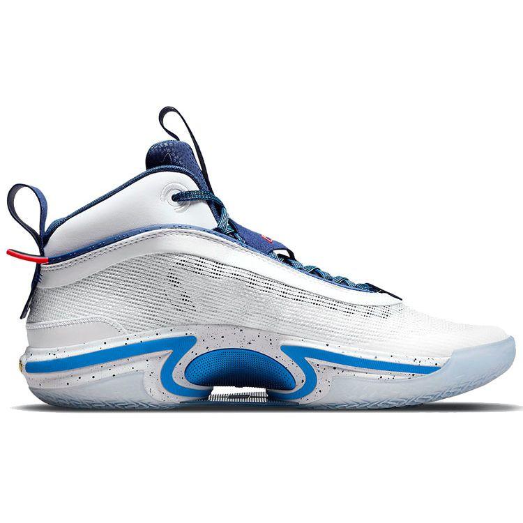 Jayson Tatum x Air Jordan 36 SE Team USA Men Sneakers White Blue-Void Photo-Blue DJ4484-100