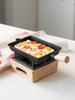 Acacia Cast Iron Induction Pan Frying Pan Square Pan Mini Pan
