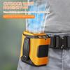 Cool Clip Fan Under Shirt Personal-Cooling Belt Fan Rechargeable 6000mah Outdoor Camping Waist Fan with Power Bank LED Light