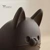 Wear Resistant Door Stop 3D Printed Lying Cat Doorstop, Decorative Kitten Stopper Wedge, Animal Anti-slip Floor Carpet Doorstop for Home Living