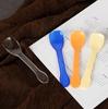 Transparent Disposable Dessert Spoon for Ice Cream, Mousse, Yogurt, Pudding, and Popsicles