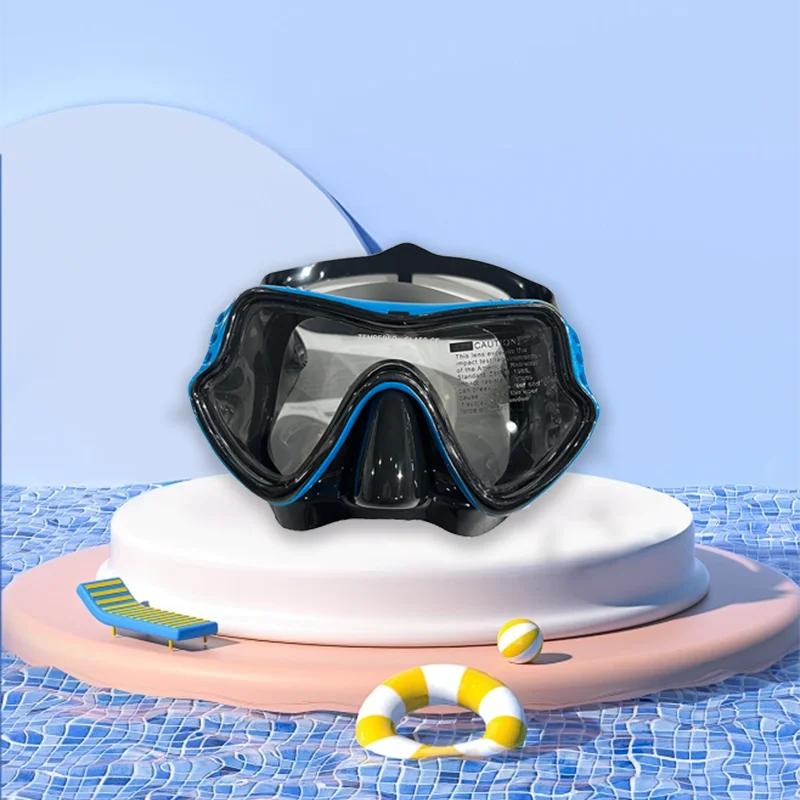 Professional Silicone Equipment Scuba Diving Mask Waterproof Anti-UV Swimming/Diving Glasses Free Diving Goggles