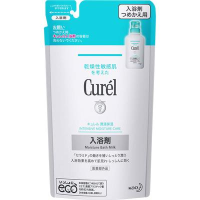 Curel Bath Salt Refill 360mL (Quasi-drug) Body Care Curel Open the Lid and Push the Bottle To Release the Liquid Up To the Arrow Line On the Cap (