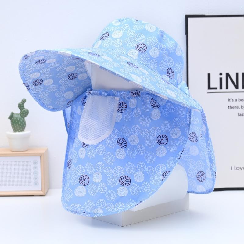 Hat Female Spring and Summer Sunscreen Full Face Sun Hat Working In The Field Big Eaves Tea Picking Hat Cycling Mask Breathable Sun Hat