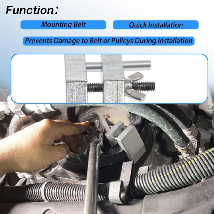 Industrial Stretch Belt Installer Automotive Maintenance Tool Engine Repair Tool 59350 Simple Operate for Double Pulleys