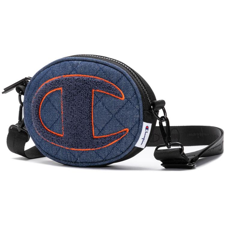 New Champion Melting Sadness Collaboration Fabric Round Bag, Crossbody Bag, Shoulder Bag Regular Unisex Green U2CACPU55