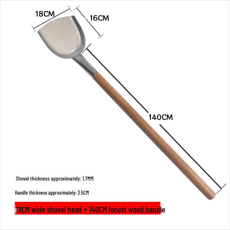 

Yude Extra-Long Handle Stainless Steel Wok Spatula
