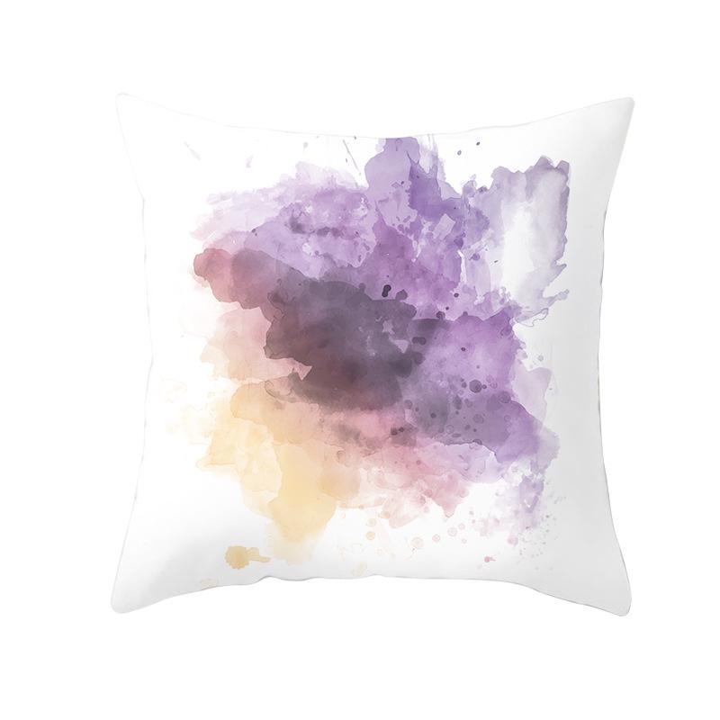 Home Decoration Geometric Space Printed Pillow Cover Colorful and Bright Sofa Cushion Cover