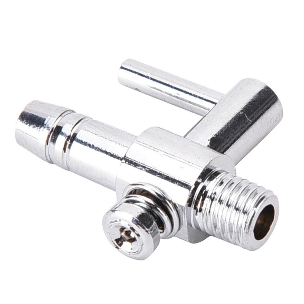 1Pc Thread Stainless Steel Aquarium Air Flow Distributor Lever Control Valve