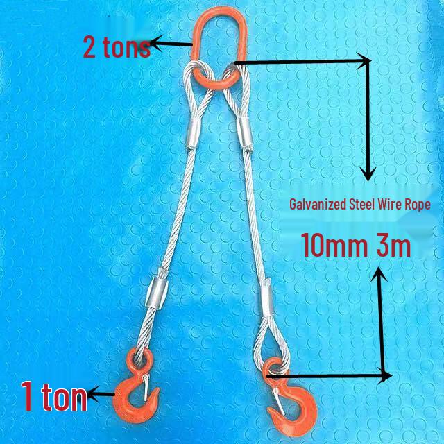 Wire Rope Sling Variants: Pressed Wire Rope, Lifting Hook, Two-Leg, Three-Leg, Four-Leg.