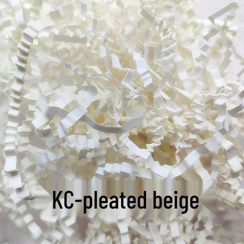 High-End Raffia Gift Box Filler - Shockproof Crepe Paper Shredded for Fruit & Wine Packaging