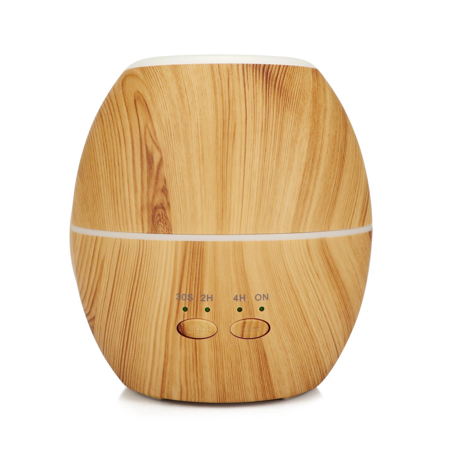 Aromatherapy Essential Oil Diffuser Humidifier & Air Purifier with Wood Grain Design EU Plug