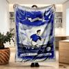 Cardiff City FC Print Blanket - Soft & Comfortable, for Bedroom, Travel, Sofa, Home Decoration - Birthday Christmas Gift for Friend
