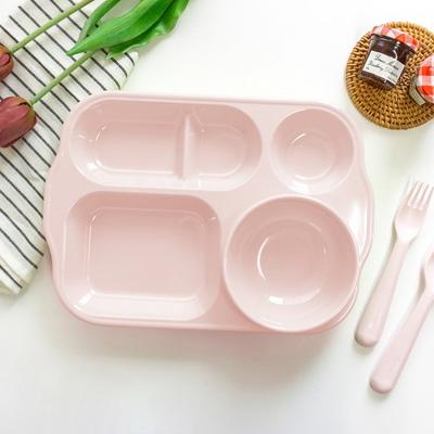 Rohya Childrens Infant Melamine Plate Set 805+Kids Bowl, Pink, Plate + Kids Bowl, Popular Korean Parenting Items