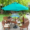 1 Set Umbrella Hole Ring Plug Thicker Wear-resistant Fixed Rubber Patio Garden Table Umbrella Hole Cover Park Accessories