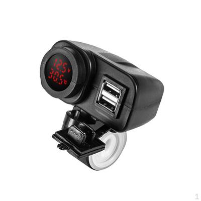 Μοτοσικλέτα , Αδιάβροχη υποδοχή φόρτισης διπλής USB 5 για μοτοσικλέτα Marine Boat Rv