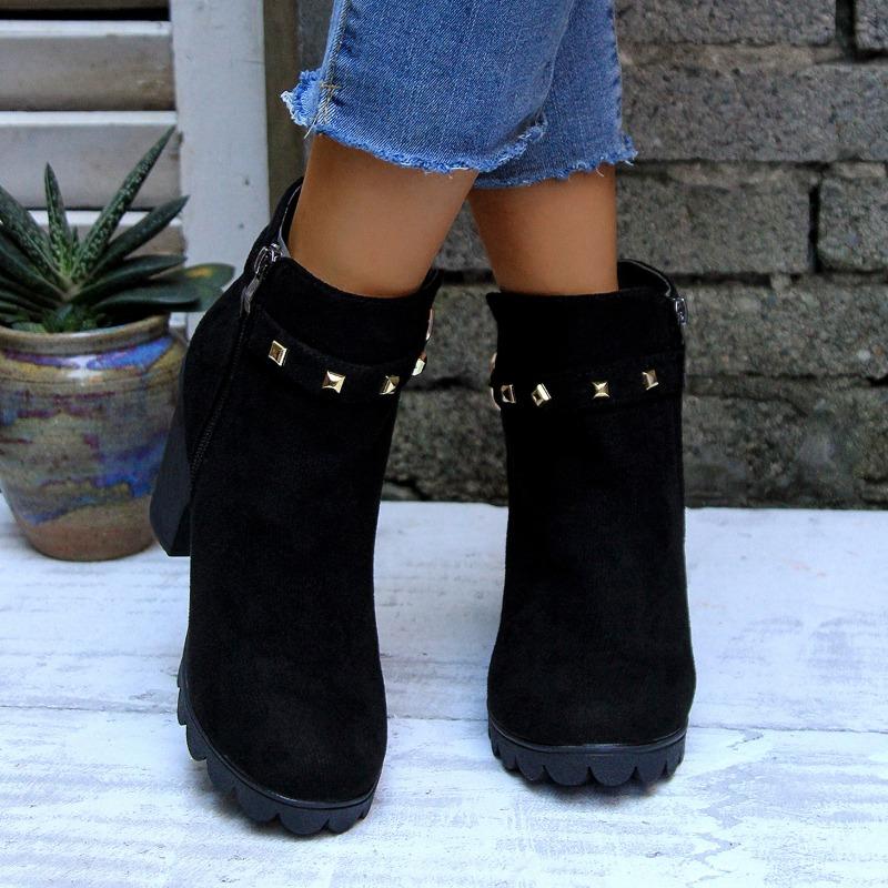 Fashion Women Boots Spring Winter High Quality Lace-up European Shoes for Women 2025 New Fashion Designer Luxury High Heels Boots Ladies