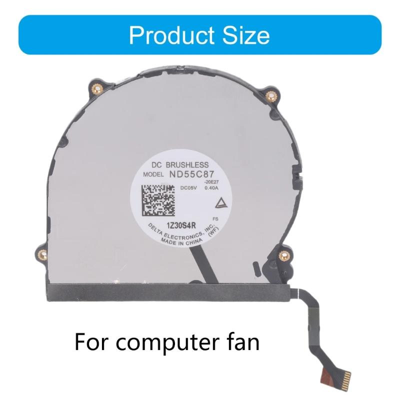 CPU Fan Laptop Cooling Fan DC5V 0.4A 4Pin CPU Coolers for MateBook X 2020 2021 Heatsink Part