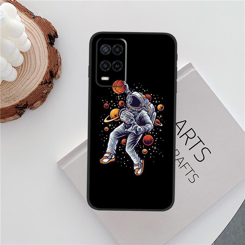 

Чехол Астронавт Космический Данк для Oppo A80 A78 A98 A40 A60 A18 A38 A58 A15 A17 A77 A74 A94 A54 A57S A16 A76 A96 OPPO A17
