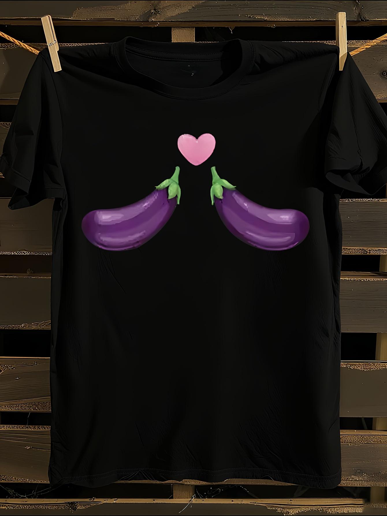Funny Eggplant Pride Tshirt XL
