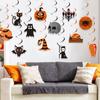 Halloween Themed Party Spiral, Ghost Festival Pumpkin Ghost Decoration Pvc Spiral Charm