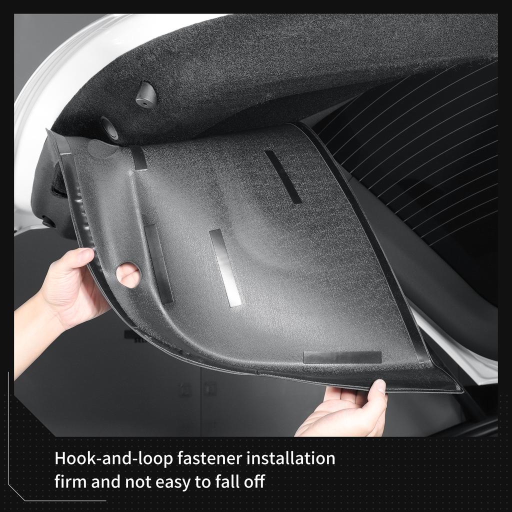 Smabee for Tesla Model YL 2025 2026 6Seater Trunk Tailgate Mat & Rear Bumper Guard Accessoreis Black