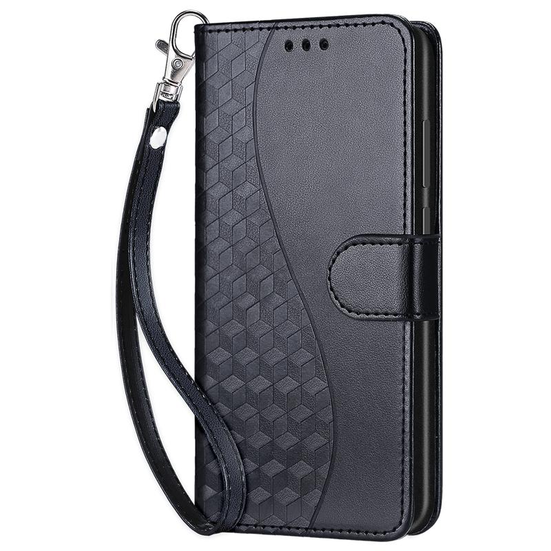 Für Redmi 13C 14C 12C Note 14 13 iPhone 16 15 14 Honor X6a X6b Moto G30 G04 G05 Schmetterling geprägte Lederkartenfächer Flip Wallet Kickstand Handyhülle