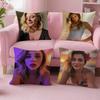 Cushion Cover For C-Chloe Sofa Moretz G-Grace Car Office Cafe Actor Soft And Comfortable Double-Sided Printing Pillow Cover