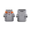 50A 600V Waterproof Male/Female Connector for Electric Vehicle Battery Straight High Power Charging Cable with Dustproof Design