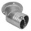 Angled Boat Deck Fill Cap 316 Stainless Steel Marine Deck Water Fuel Fill Cap for Yacht Fishing Boat Speedboat RV 2inch