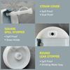 6pcs Silicone Spill Stopper For 30oz/40oz Tumblers Universal Anti-Splash Straw Cover For Tumblers Straw