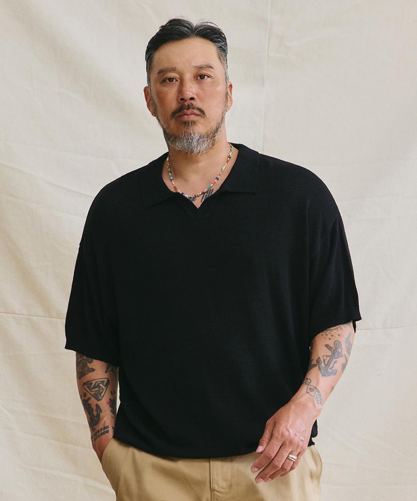 RUGGED HOUSE Urban Classic Short Sleeve Knit Black