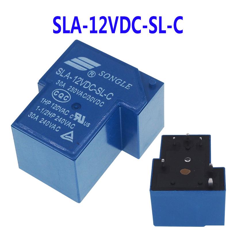 2PCS Power Relays SLA-05VDC-SL-C SLA-12VDC-SL-C SLA-24VDC-SL-C 5V 12V 24V 30A 6PIN T90 New and Original Relays 5
