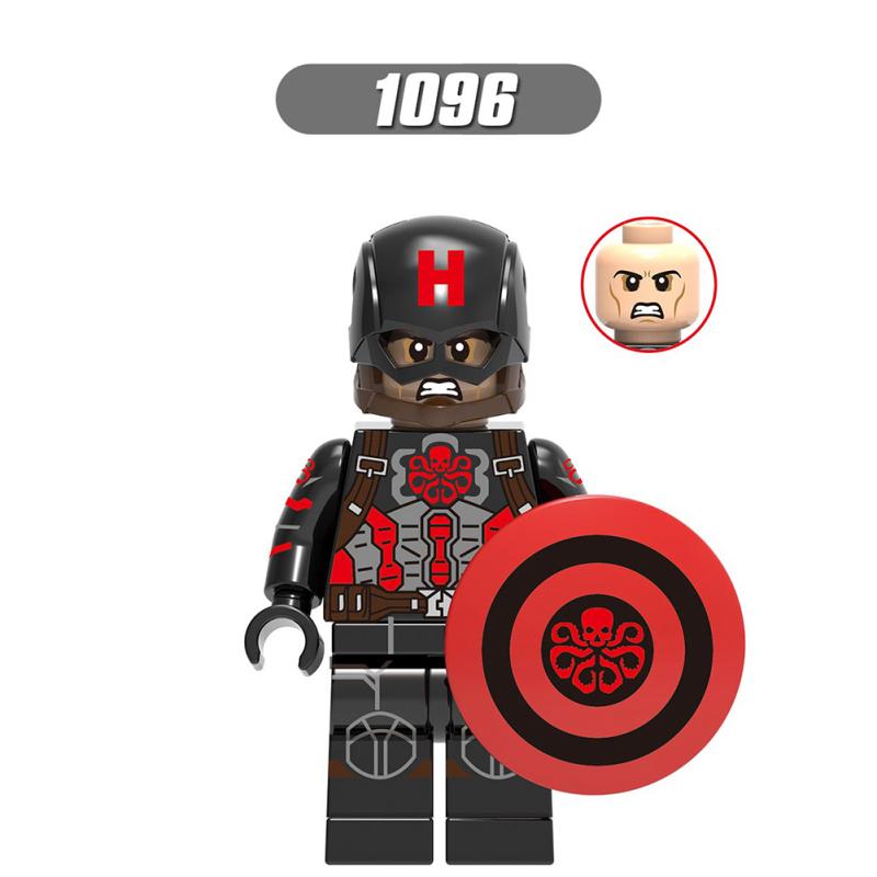 Lego Stavebnice Hračky Série Kapitán Amerika Minifigurky Model Steve Rogers Vzdělávací Hračky