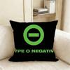 T-Type O N-Negative Pillow Cover Sofa Cushion Cover Home Room Decoration Children Gift