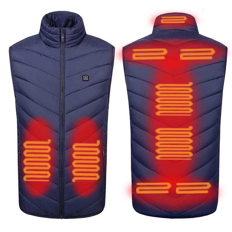 Smart Electric Heated Vest - Rechargeable, Constant Temperature Heating Apparel