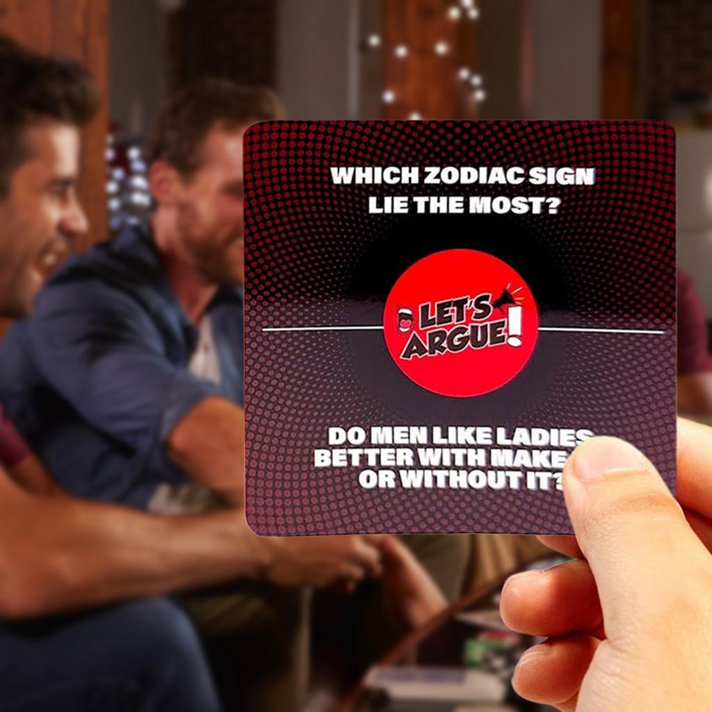 Competition Let's Debate Card Game Family And Friends Gathering, Adult | Debate | Game Night And Fun