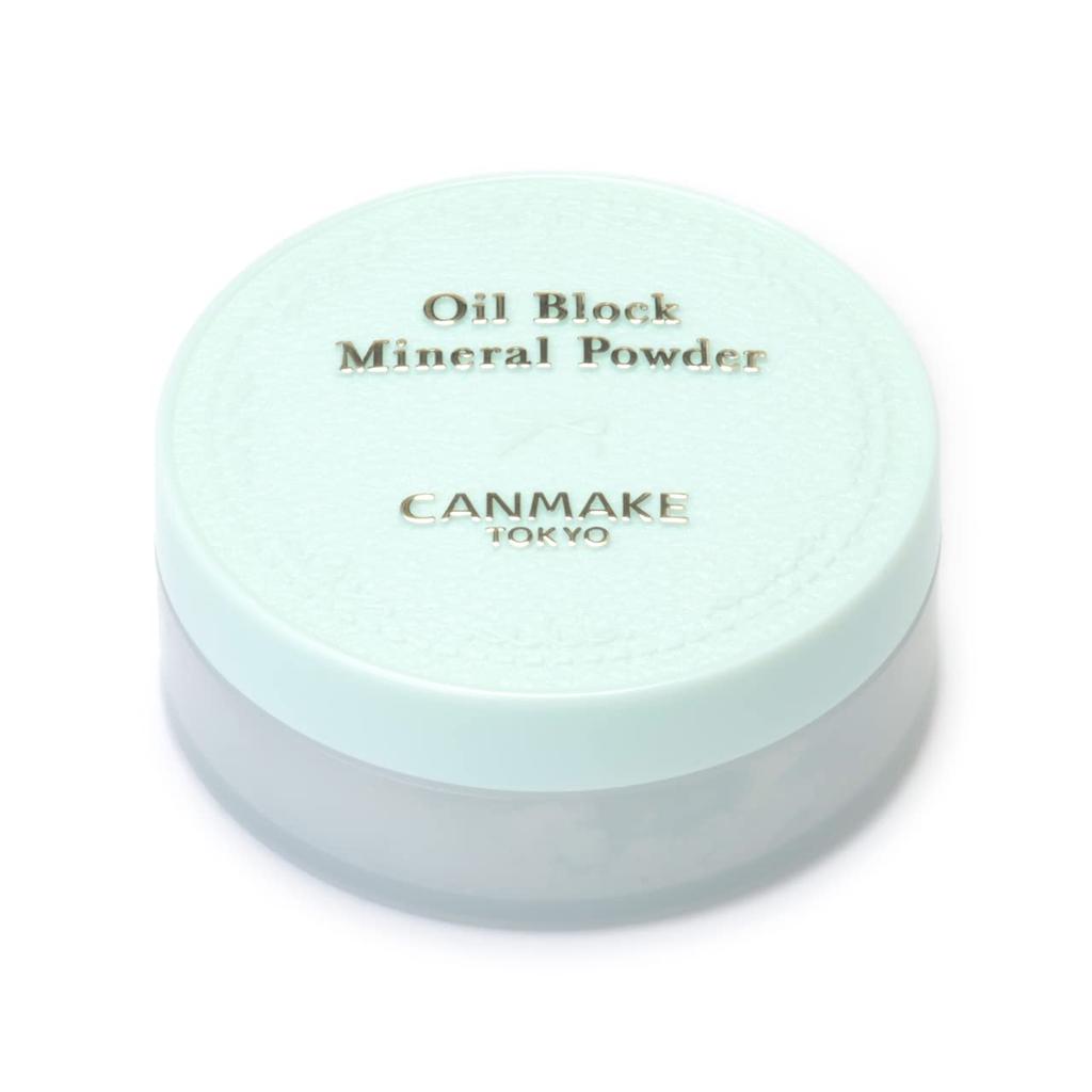 CANMAKE Oil Block Mineral Powder [All 2 Colors], Shine-Free Face Powder 1 Pack (x 1)