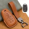 Genuine Leather Key Case Cover Suitable for Chevrolet Tracker Buckle Malibu XL Explorer Volando Pioneer Key Fob Protector