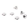 Set 500 nituri dublu față, oțel inoxidabil, vârf rotund, 8x6mm, set știfturi pentru meșteșuguri din piele, îmbrăcăminte B