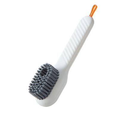 Escova de limpeza de calçados, dispensador de líquido, escova de limpeza multiuso para calçados, roupas, branca