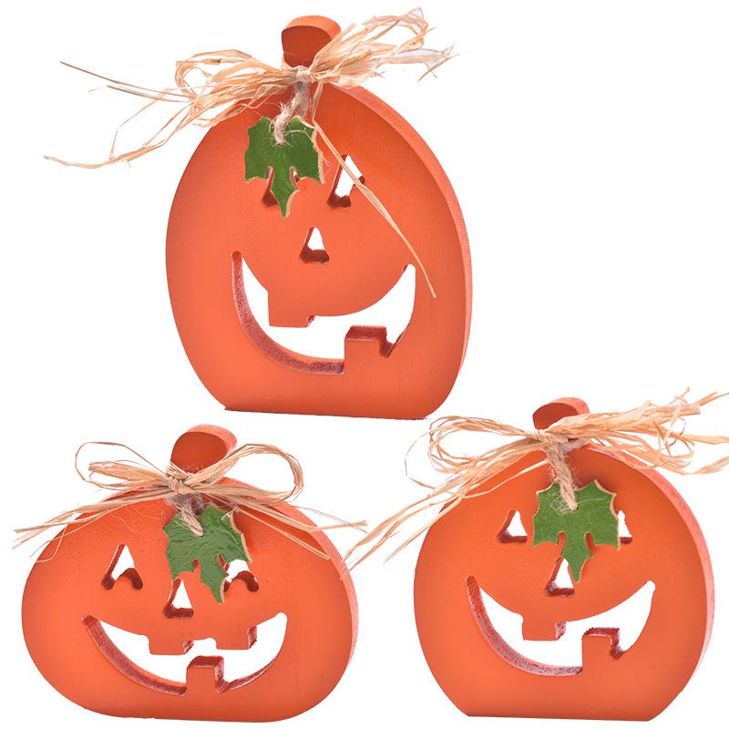 Halloween Decorations, Ghost Festival, Creative New Styles, Halloween, Wooden, Pumpkin Ornaments, Ghost Festival Decorations, Holiday Dressing Supplie