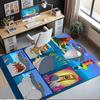 Zig & Sharko Printed Carpet Rug for Office Chair Living Room Bedroom Kitchen Room Decor Gifts