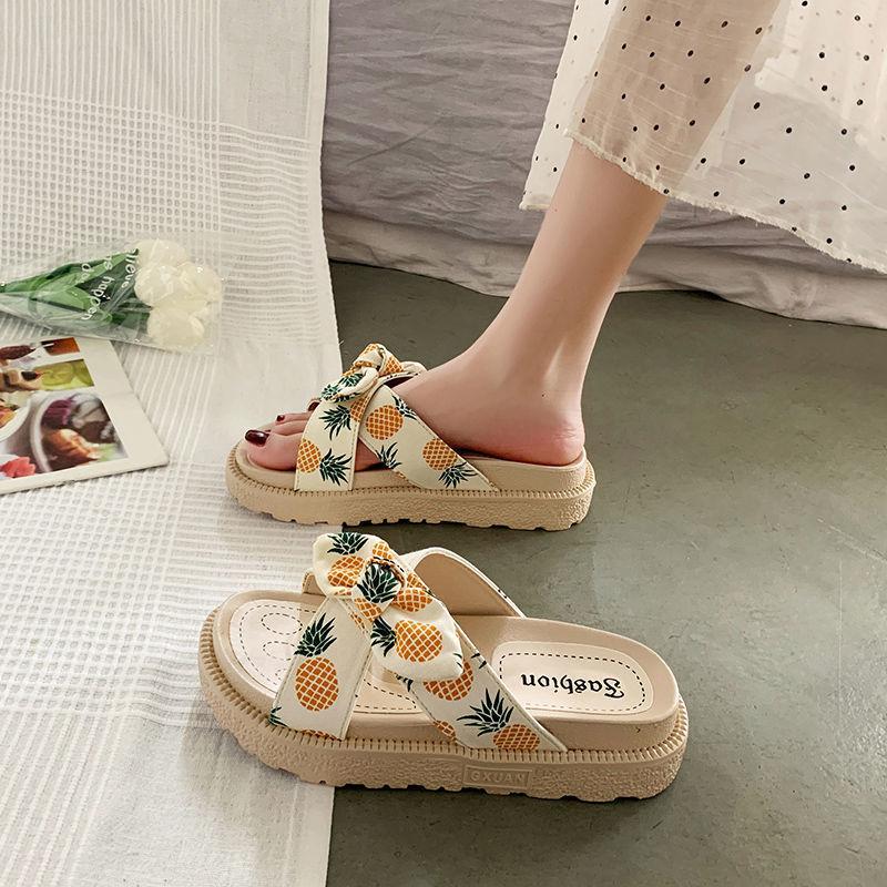 Platform sandals women's summer flat-bottomed cool slippers new fashion soft-soled beach shoes