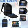 Heavy Duty Tool Backpack Wide Top Opening Multiple Exterior Pockets for Wrenches Screwdrivers Easy Access Organization