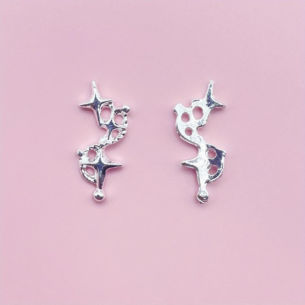 10pcs Star Nail Charms Nail Art Accessories Nail Art Supplies For Women And Girls Nail Jewelry