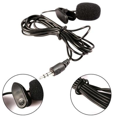 Microphone 3.5mm Mini Hands Lapel Mic for PC Notebook Computer Laptop Smart Phone Tie Clip